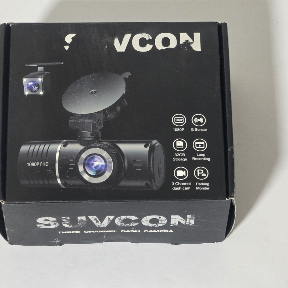 Black Dash Camera with 1080P FHD